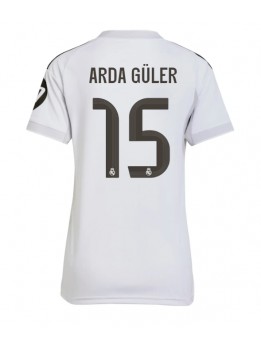 Real Madrid Arda Guler #15 Replika Hemmakläder Dam 2025-26 Kortärmad
